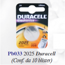 DURACELL 2025 (Cf 10 blister)